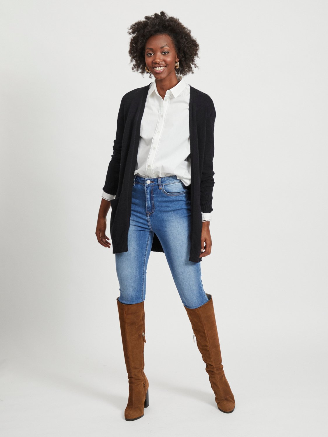 VIRIL Cardigan - black - VERO MODA & VILA Bergvik